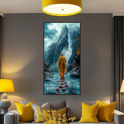 Tablou unicat din sticlă securizată Vanishing Step - No22