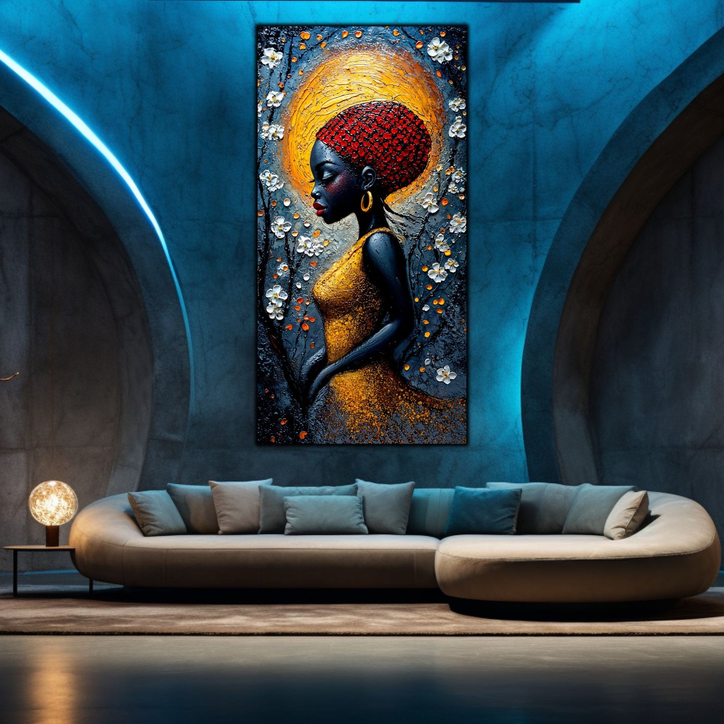 Tablou unicat din sticlă securizată Beyond Origin - No18