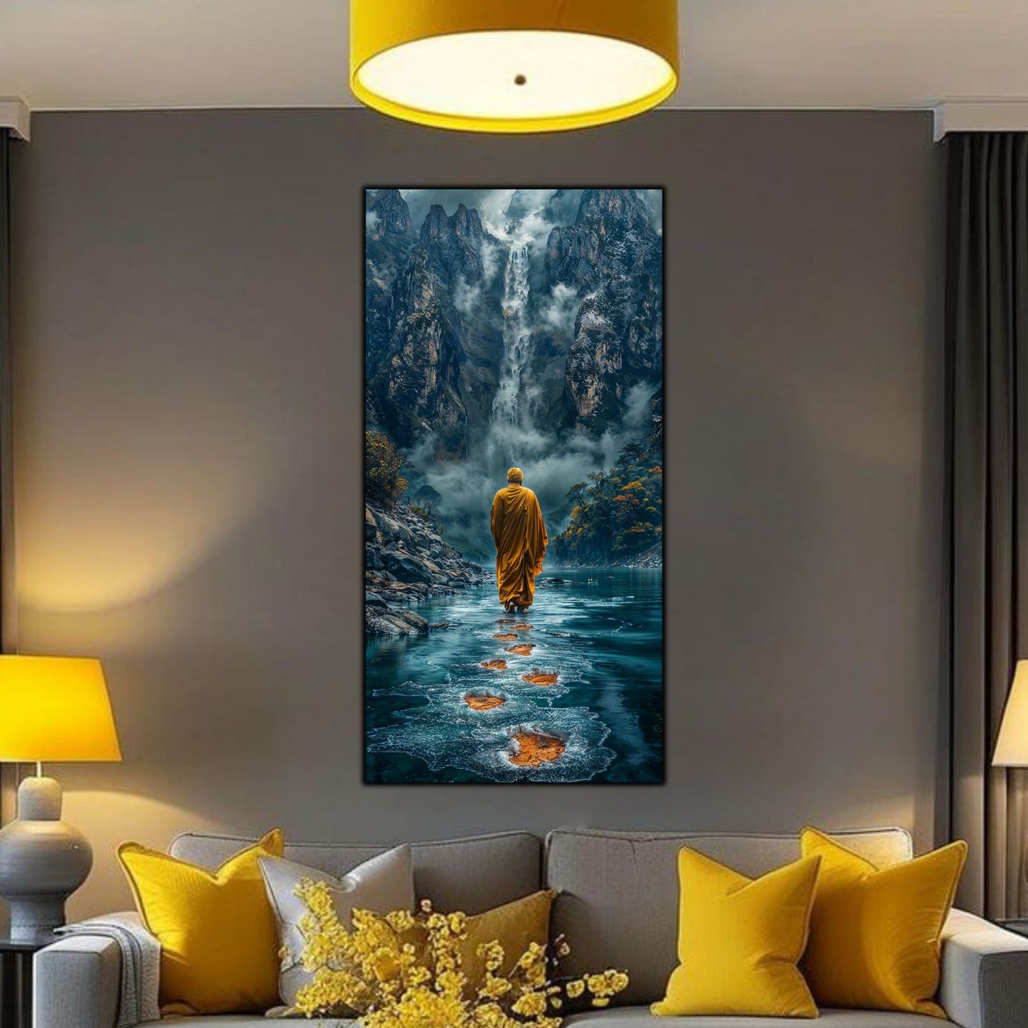 Tablou unicat din sticlă securizată Vanishing Step - No20