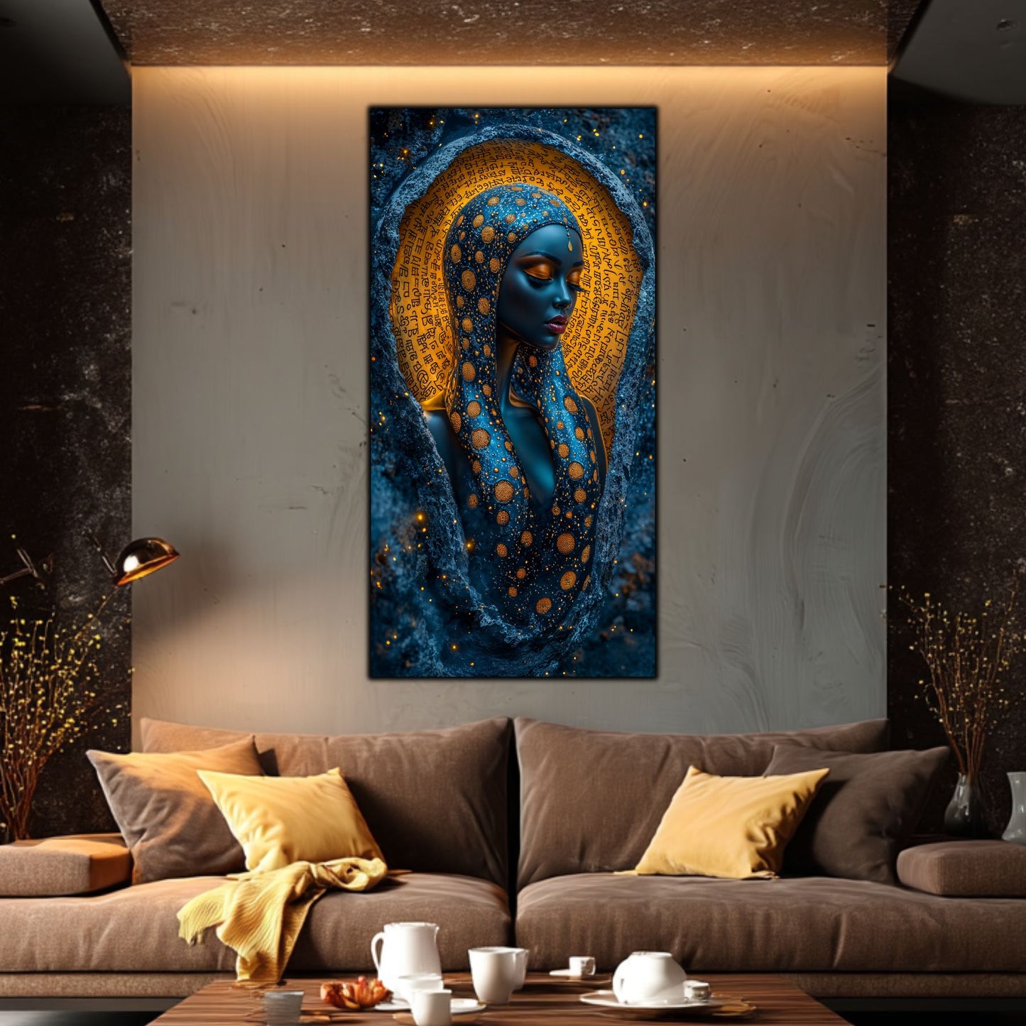 Tablou unicat din sticlă securizată Beyond Creation - No22