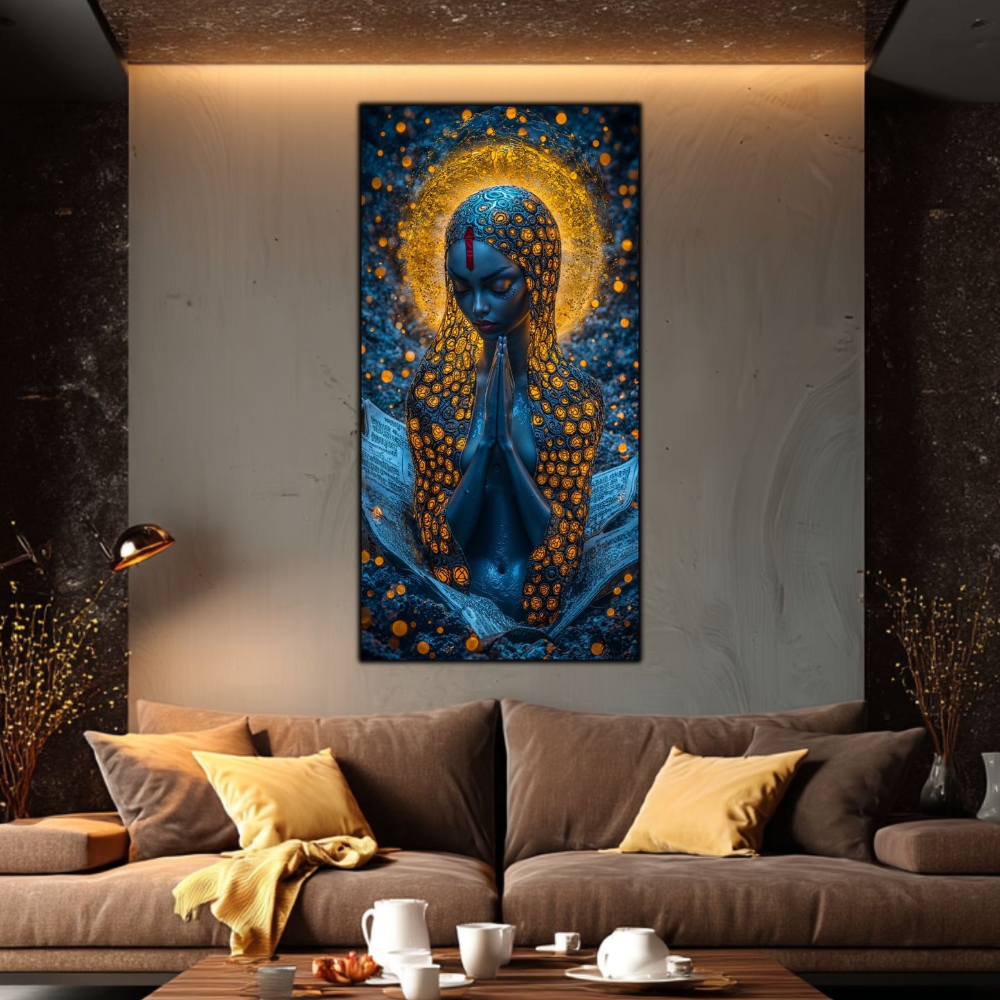 Tablou unicat din sticlă securizată Beyond Creation - No23