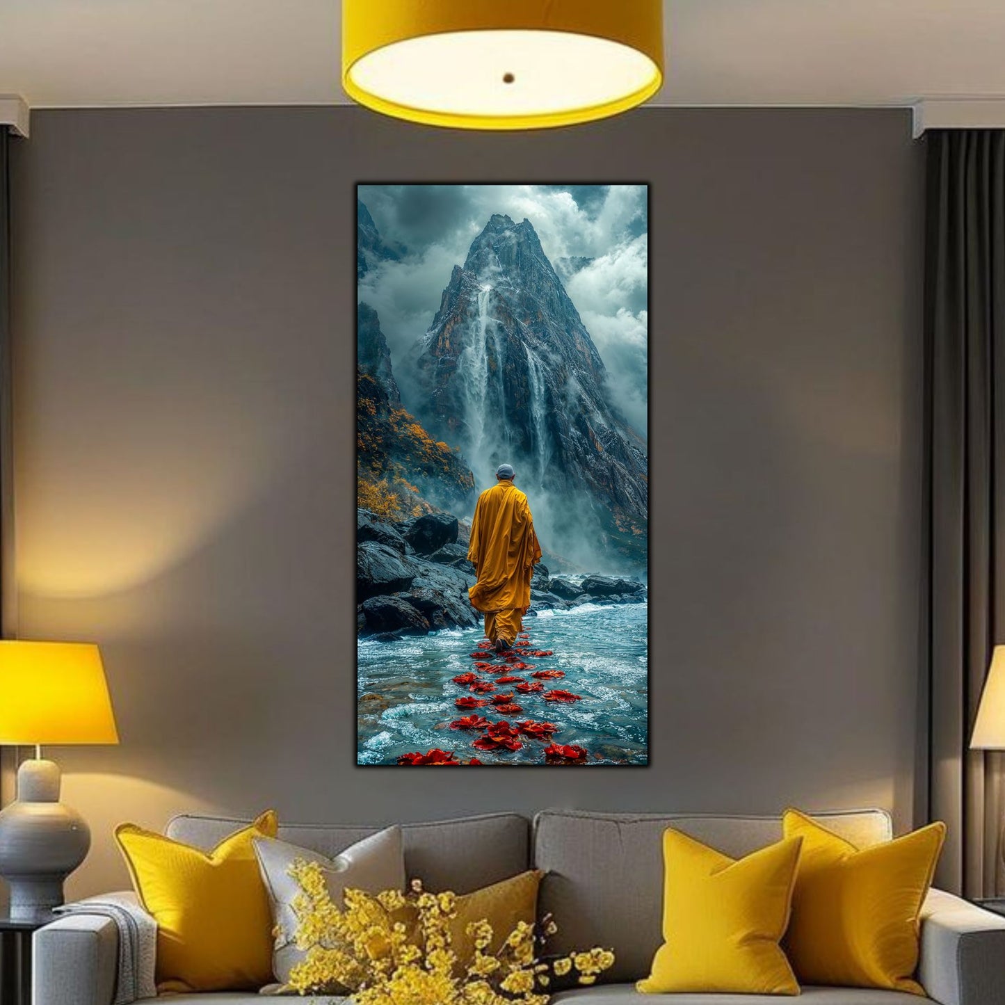 Tablou unicat din sticlă securizată Vanishing Step - No24