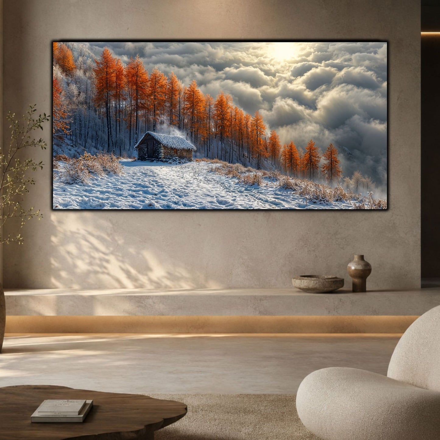 Tablou living elegant – After the Snowfall | The Long Way Home
