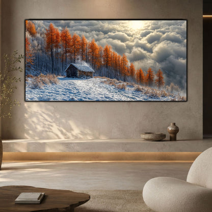 Tablou living elegant – After the Snowfall | The Long Way Home
