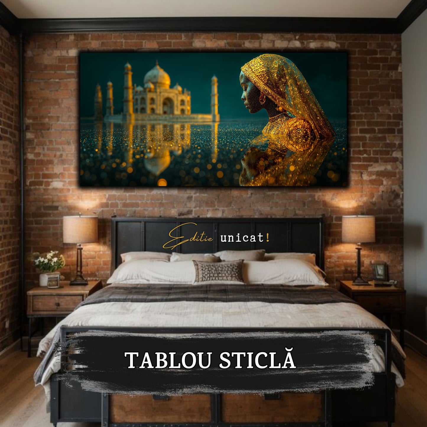 Tablou unicat pe sticla securizata - The Lost Temple - No 06