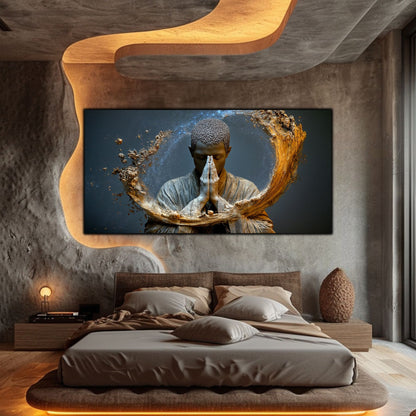 Tablou Decorativ pe Sticla Securizata – Ideal pt Dormitor si Living - Beyond Stardust No33