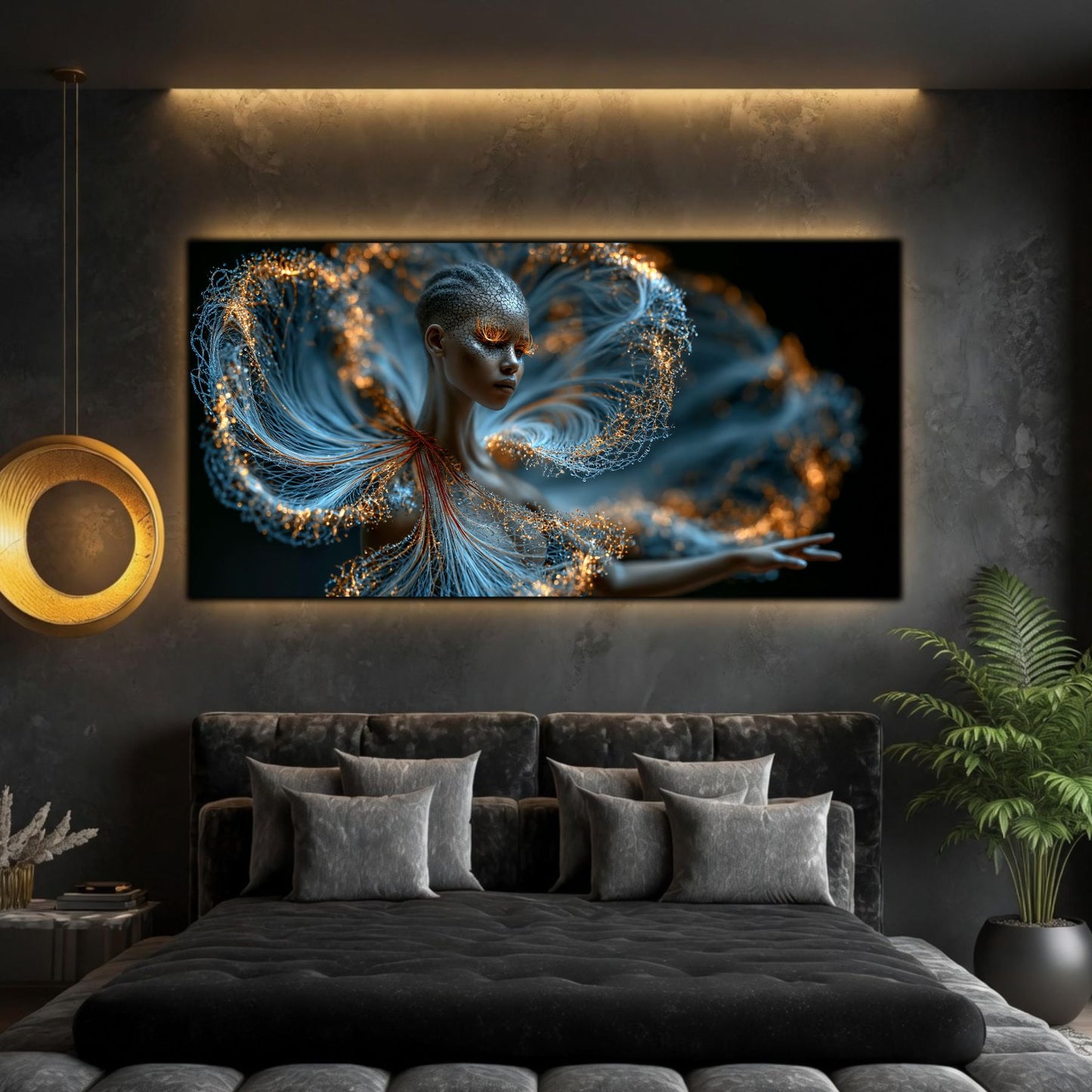 Tablou Abstract Living – Blue Arrival