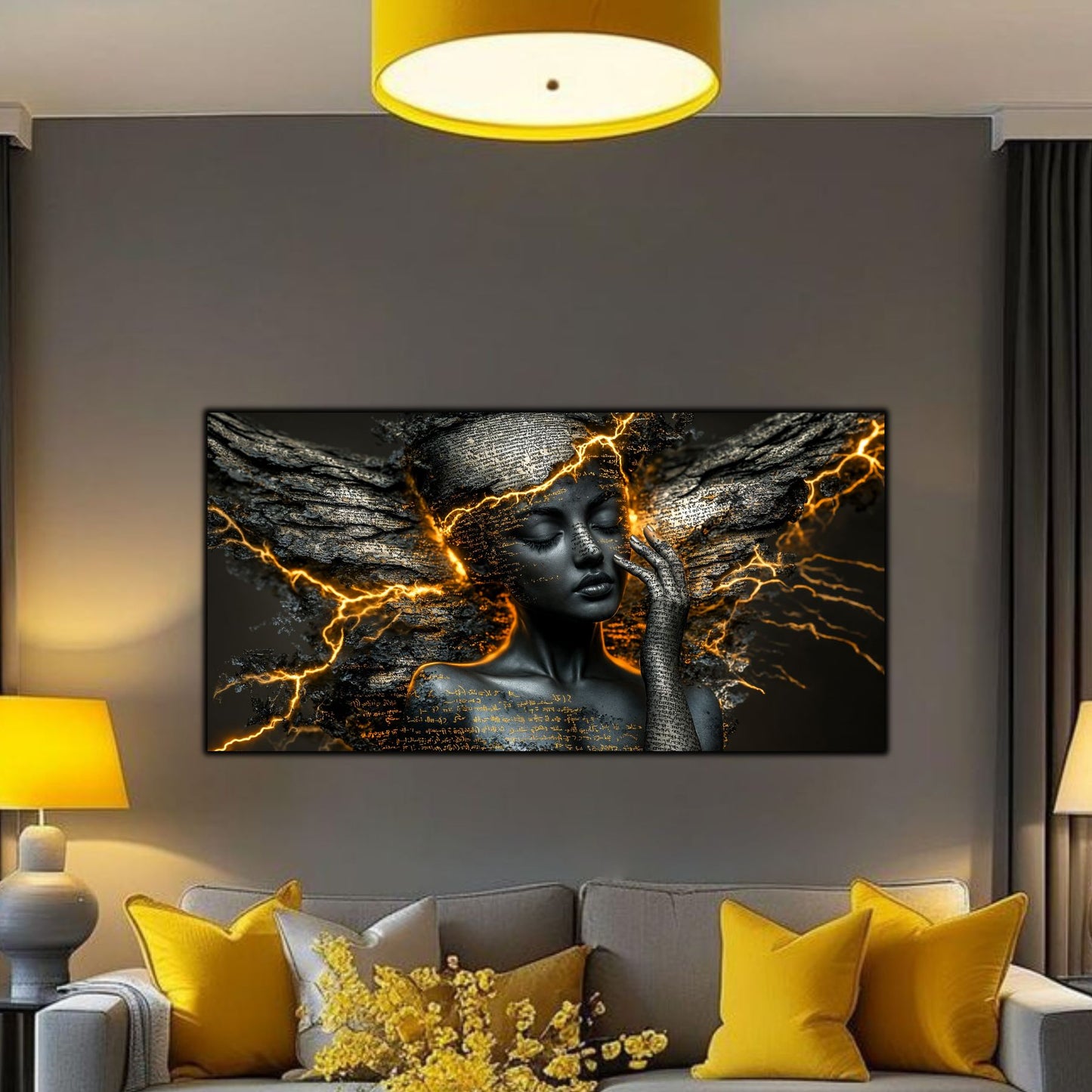 Tablou Decorativ Premium – Ideal pentru Dormitor si Living - Print UV pe Sticla Securizata