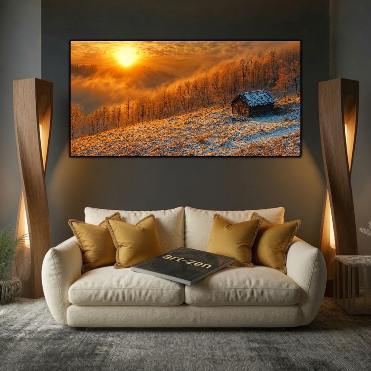 Tablouri Moderne Sufragerie – The Winter Sun | The Long Way Home