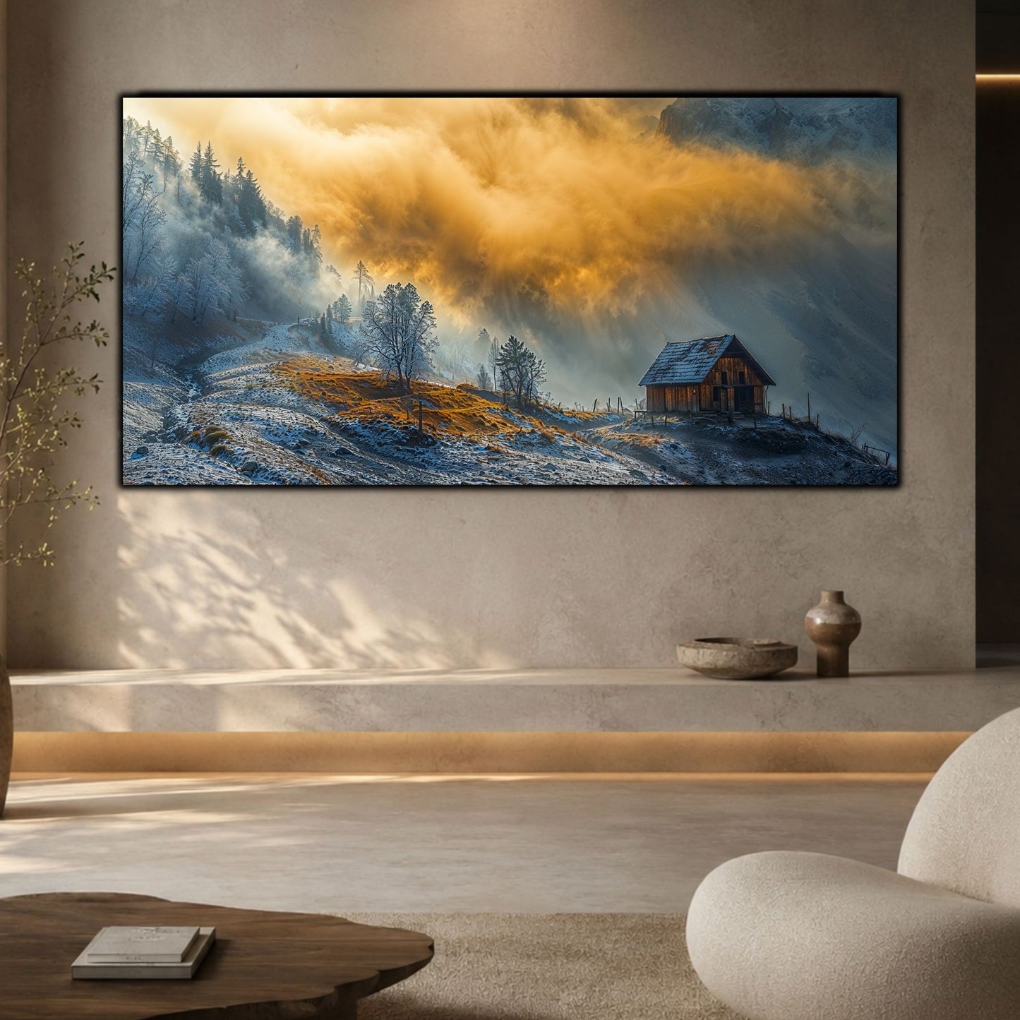 Tablou living elegant – House at the Edge | The Long Way Home