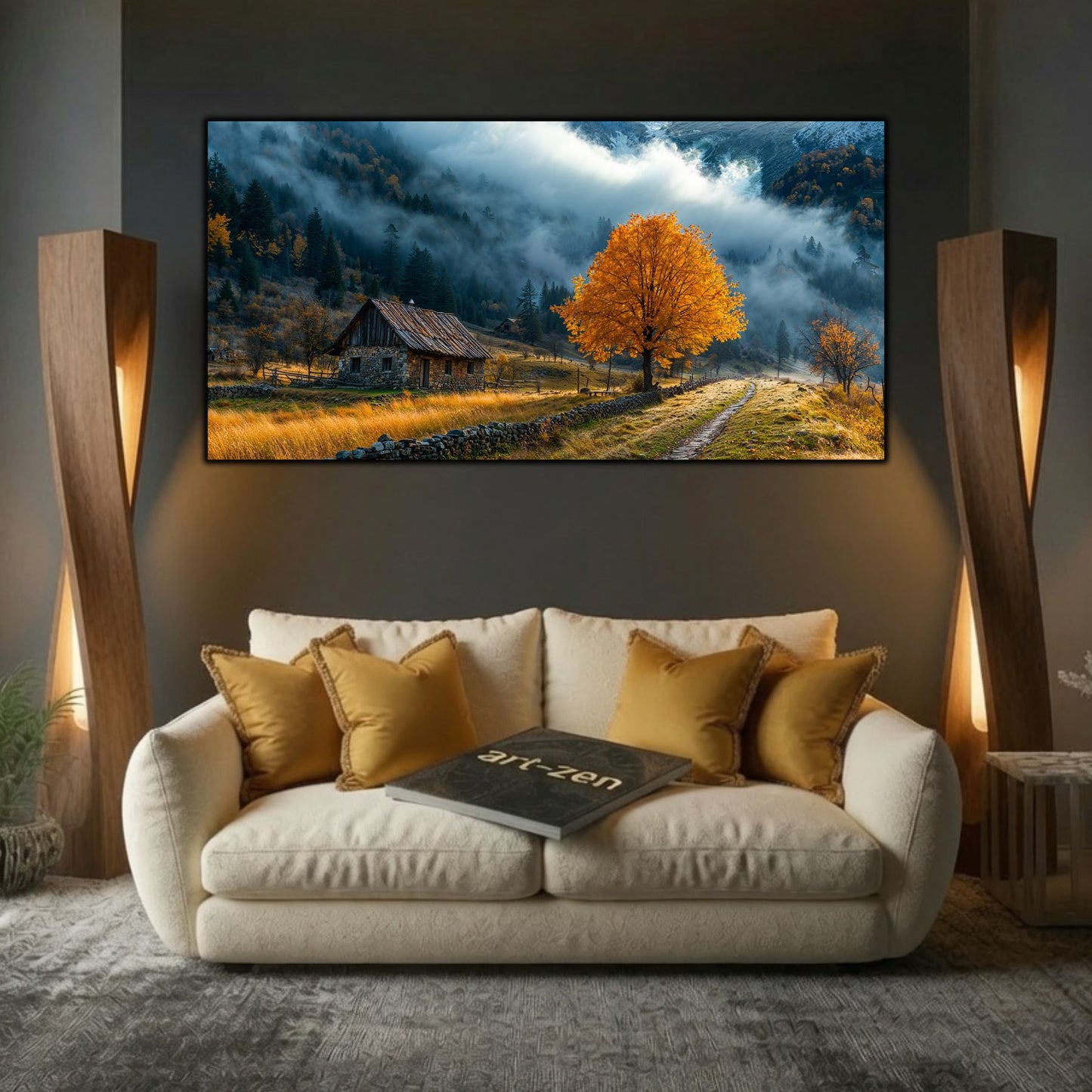 Tablouri Moderne Sufragerie – The Road Beside the Tree | The Long Way Home