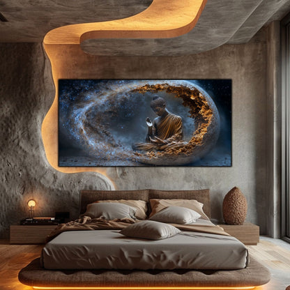 Tablou Decorativ pe Sticla Securizata – Ideal pt Dormitor si Living - Beyond Stardust No03