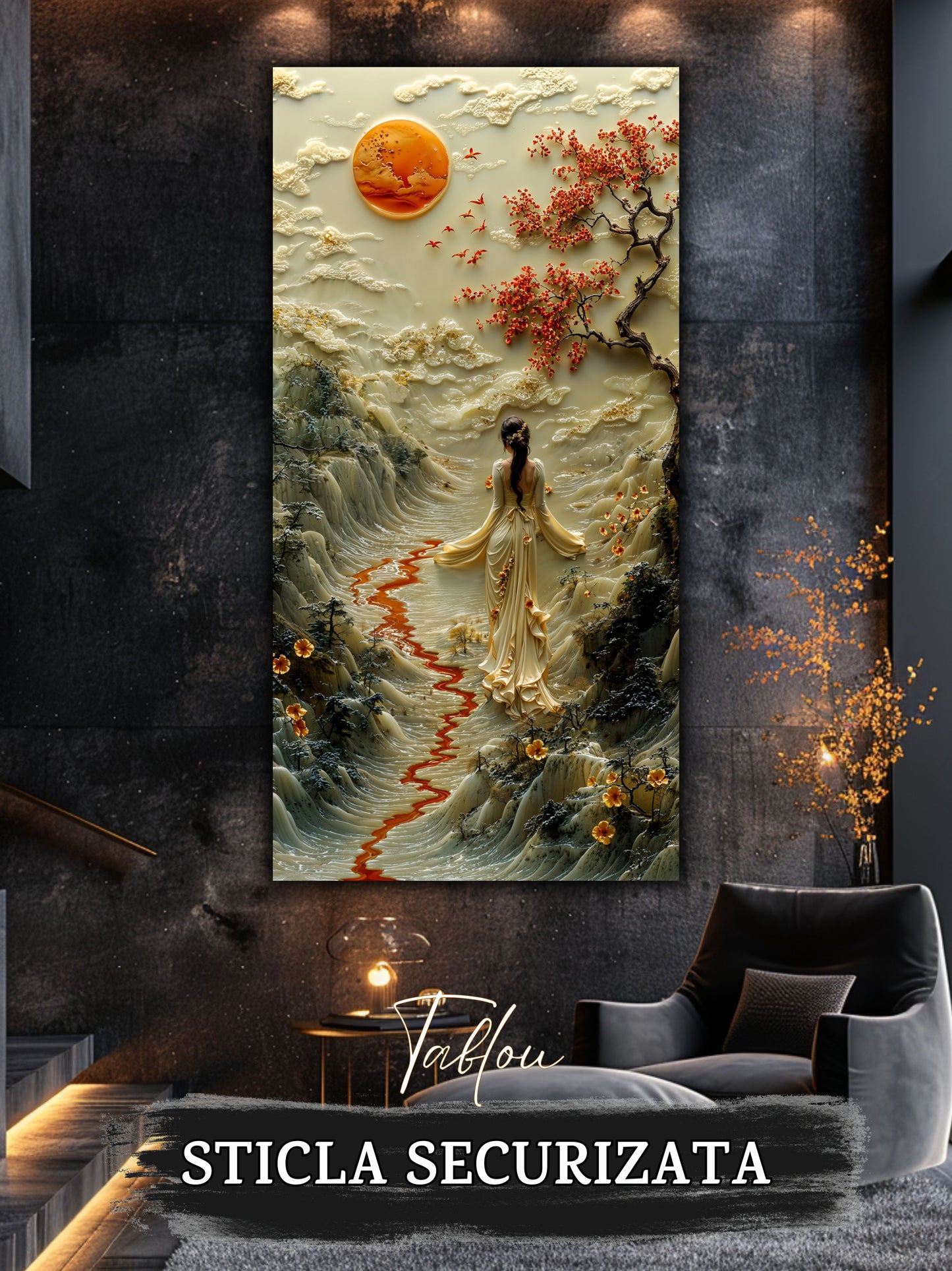 Tablou Sticla - Silk Road - 18