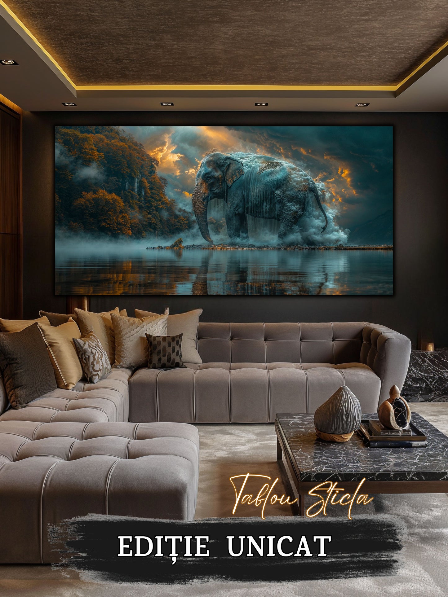 Magnific Titan - Tablou Sticla Securizata - 16