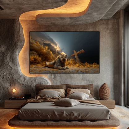 Tablou Decorativ Modern - Print UV pe Sticla - „Sacred Modernities” - No19