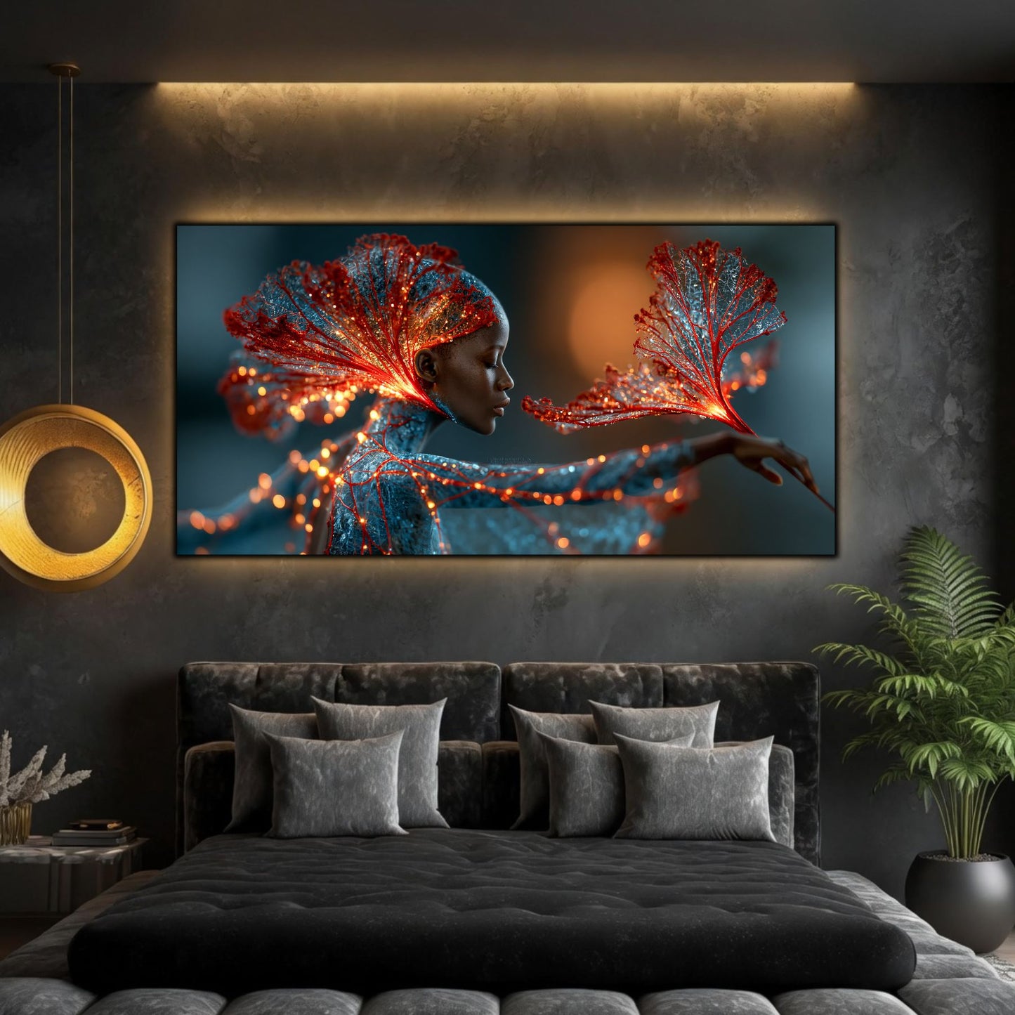 Tablou Abstract Living – Where the Fire Turns