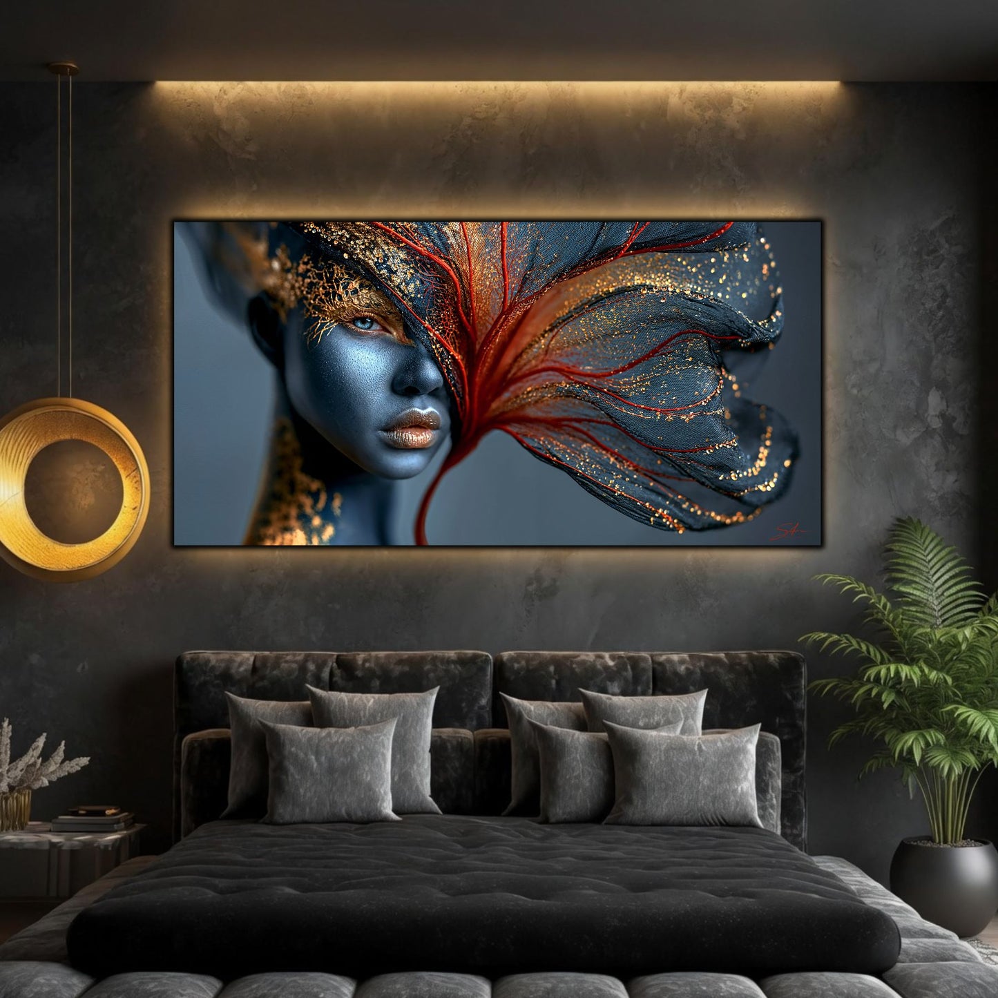 Tablou Abstract Living – Petal of Fire