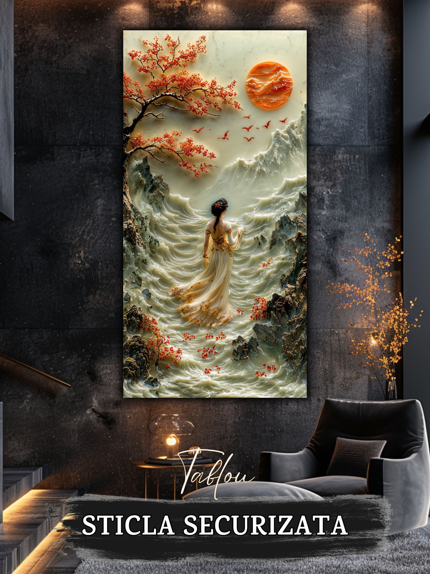 Tablou Sticla - Silk Road - 21