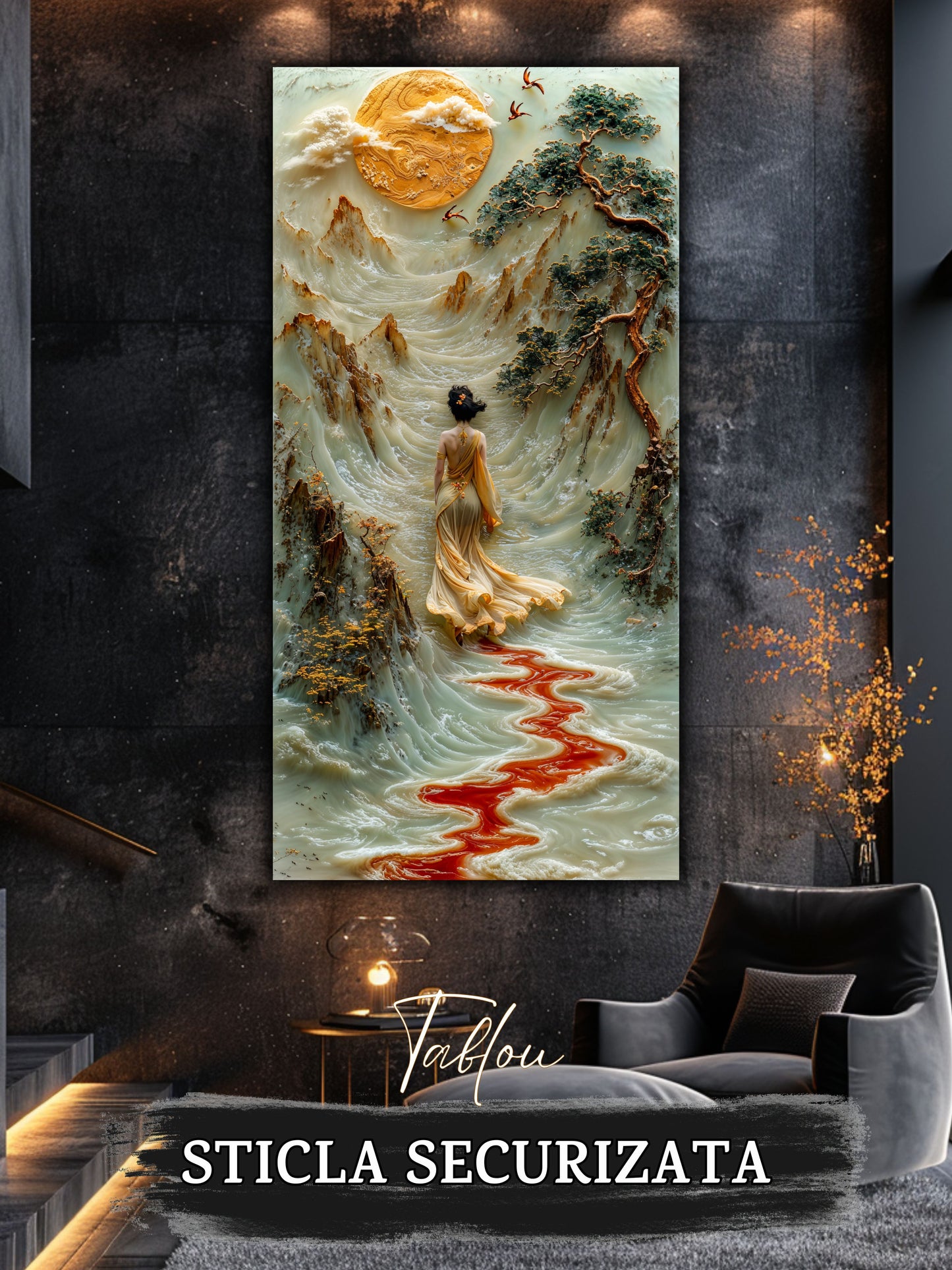 Tablou Sticla - Silk Road - 20
