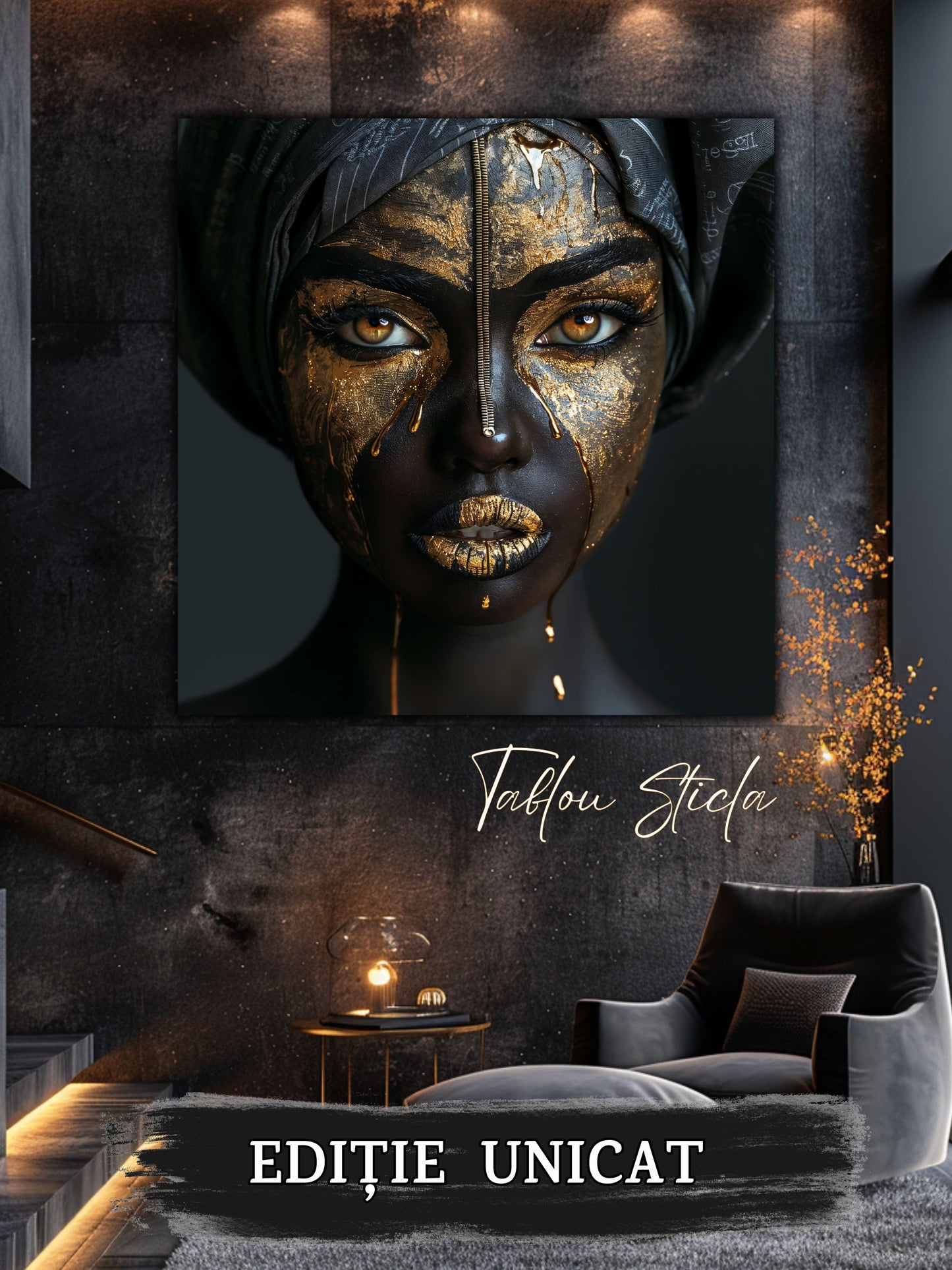 Dark Zen - Tablou Sticla Securizata - 09