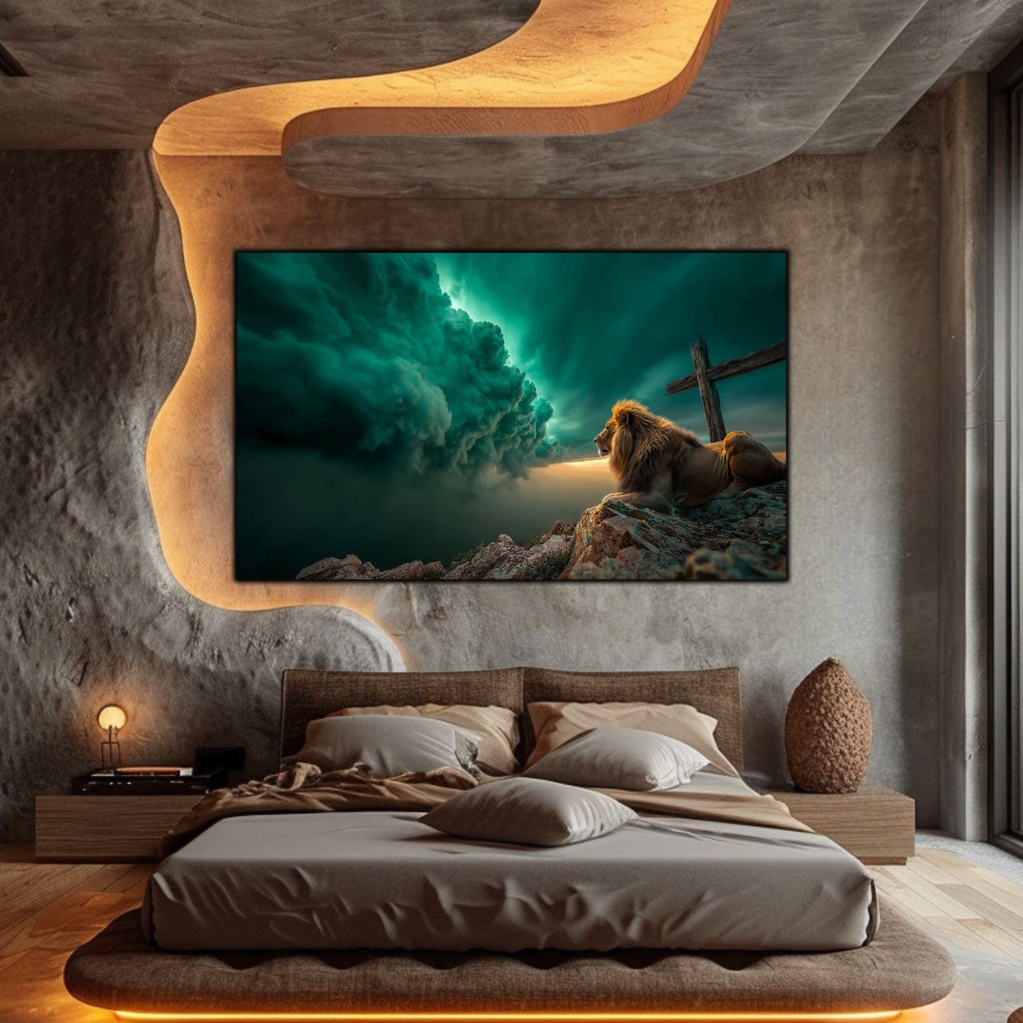 Tablou Decorativ Modern - Print UV pe Sticla - „Sacred Modernities” - No21