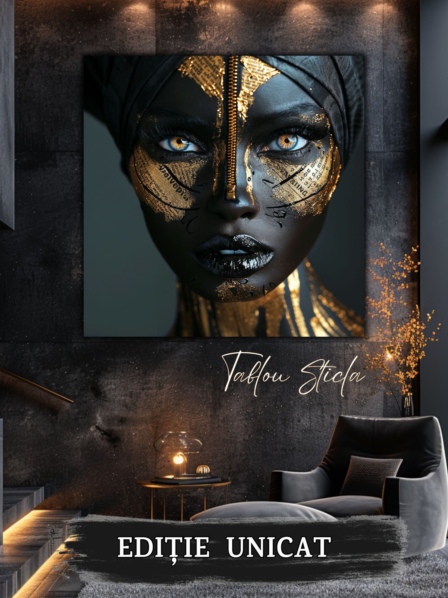 Dark Zen - Tablou Sticla Securizata - 07