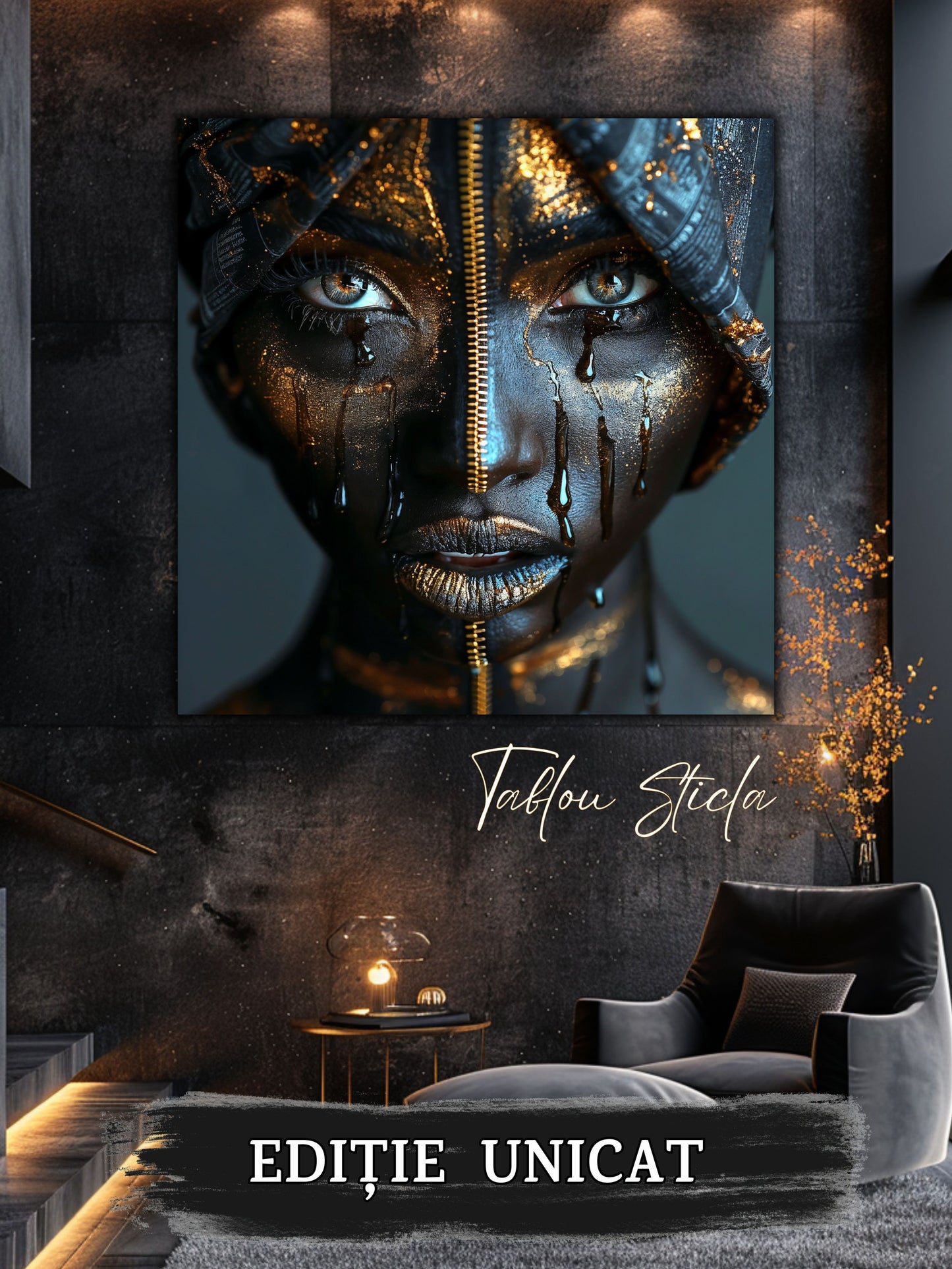 Dark Zen - Tablou Sticla Securizata - 02