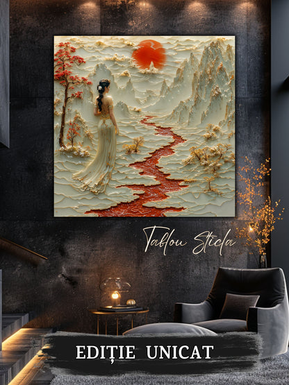 Tablou Sticla - Silk Road - 12