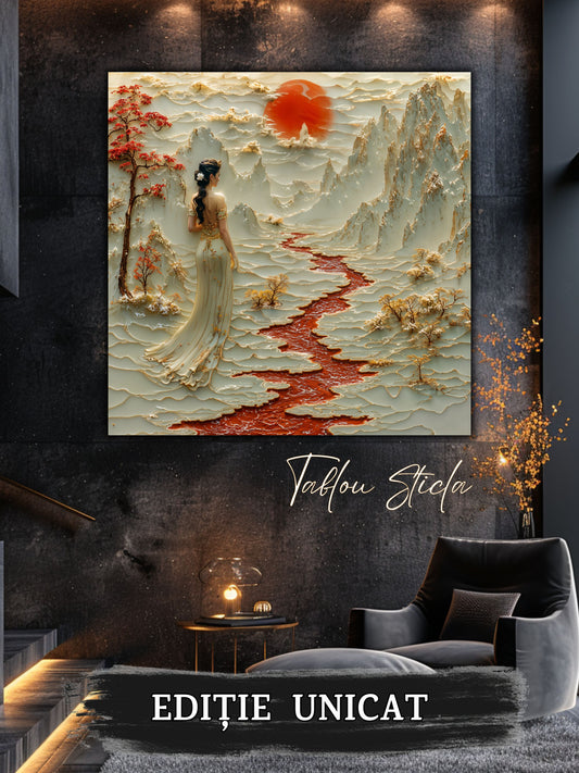 Tablou Sticla - Silk Road - 12