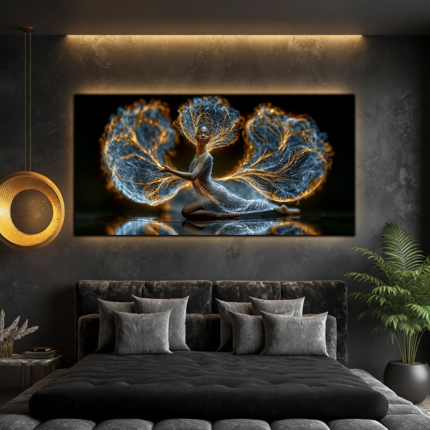 Tablou Abstract Living – The Blind Gold