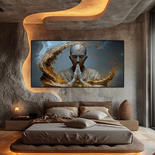 Tablou Decorativ pe Sticla Securizata – Ideal pt Dormitor si Living - Beyond Stardust No39