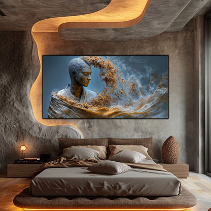 Tablou Decorativ pe Sticla Securizata – Ideal pt Dormitor si Living - Beyond Stardust No26