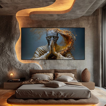 Tablou Decorativ pe Sticla Securizata – Ideal pt Dormitor si Living - Beyond Stardust No27