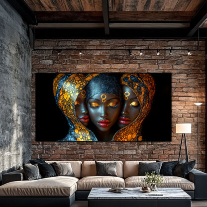 Tablou unicat din sticlă securizată - Beyond Tribe NO01