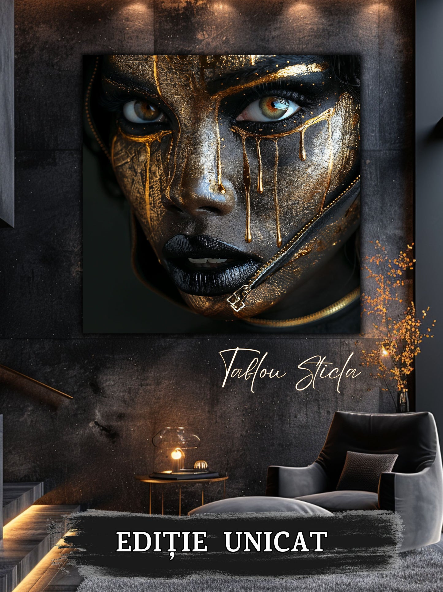 Dark Zen - Tablou Sticla Securizata - 11