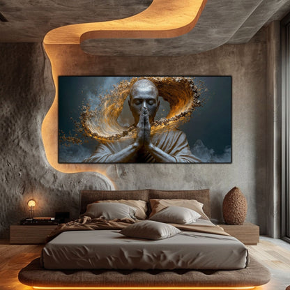 Tablou Decorativ pe Sticla Securizata – Ideal pt Dormitor si Living - Beyond Stardust No14