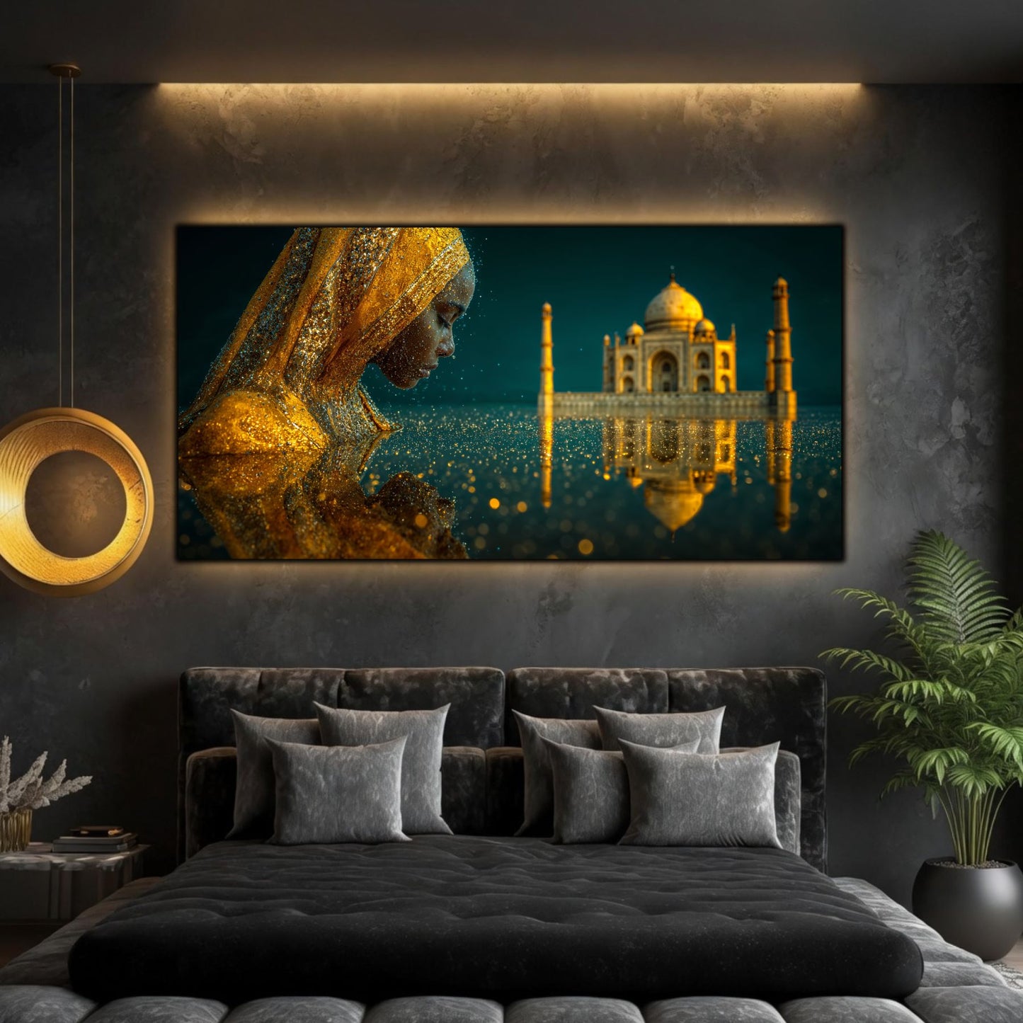 Tablou Modern Living – Golden Listening