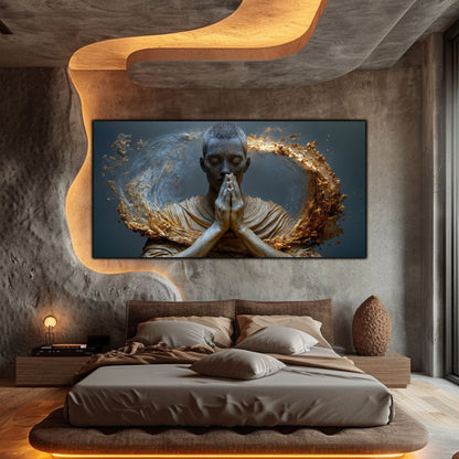 Tablou Decorativ pe Sticla Securizata – Ideal pt Dormitor si Living - Beyond Stardust No19
