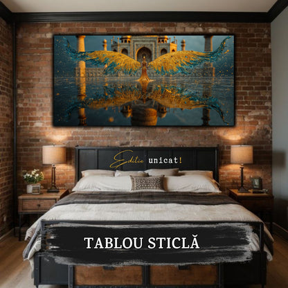 Tablou unicat pe sticla securizata - The Lost Temple - No 08
