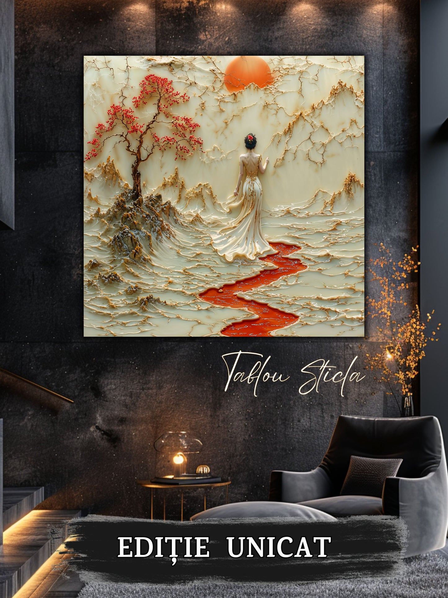 Tablou Sticla - Silk Road - 06