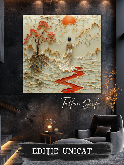 Tablou Sticla - Silk Road - 06