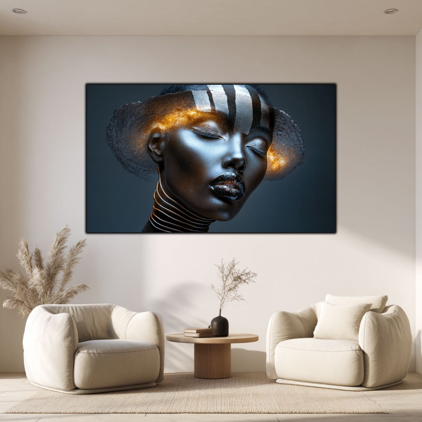 Dark White - Tablou Sticla Securizata - NO30