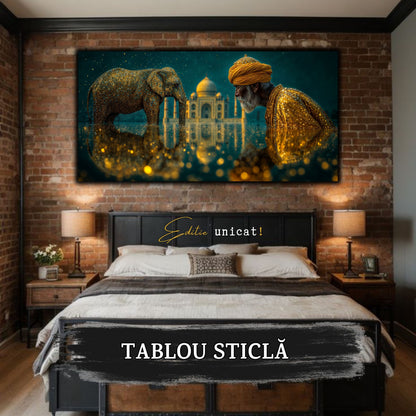 Tablou unicat pe sticla securizata - The Lost Temple - No 01