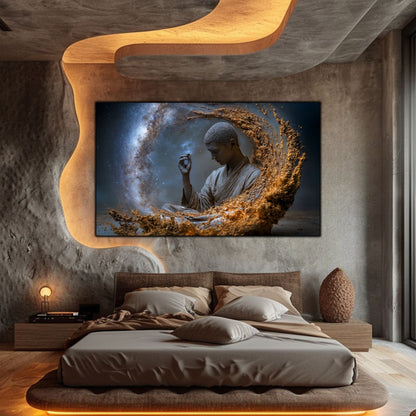 Tablou Decorativ pe Sticla Securizata – Ideal pt Dormitor si Living - Beyond Stardust No16