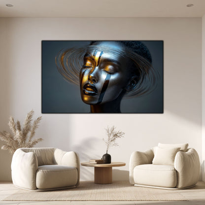 Dark White - Tablou Sticla Securizata - NO28