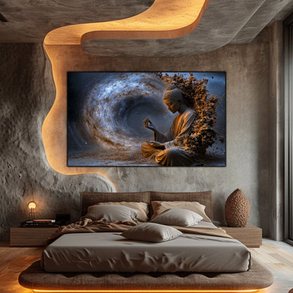 Tablou Decorativ pe Sticla Securizata – Ideal pt Dormitor si Living - Beyond Stardust No24