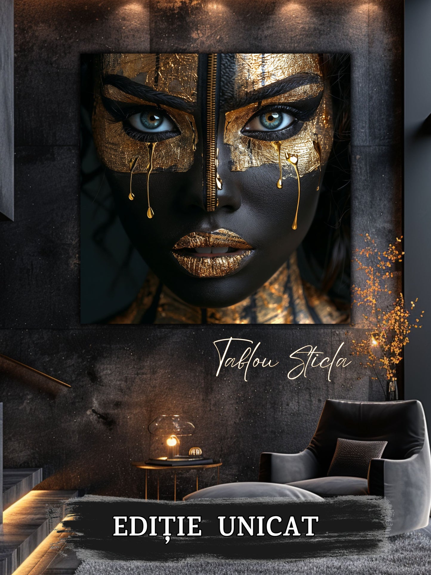 Dark Zen - Tablou Sticla Securizata - 05