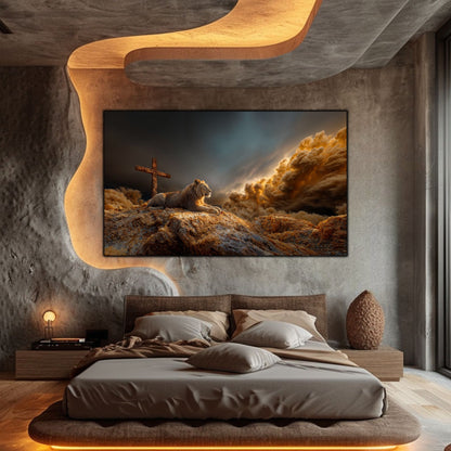 Tablou Decorativ Modern - Print UV pe Sticla - „Sacred Modernities” - No10