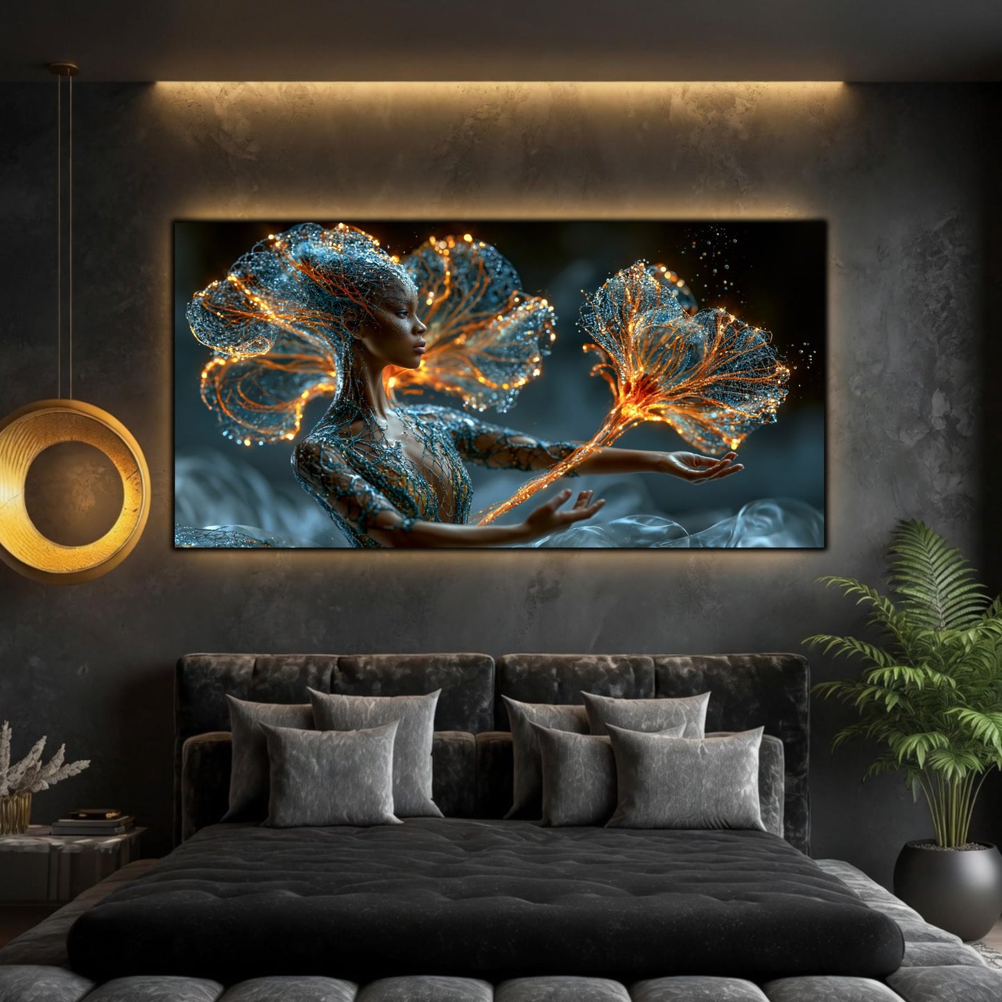 Tablou Abstract Living – The Long Gesture