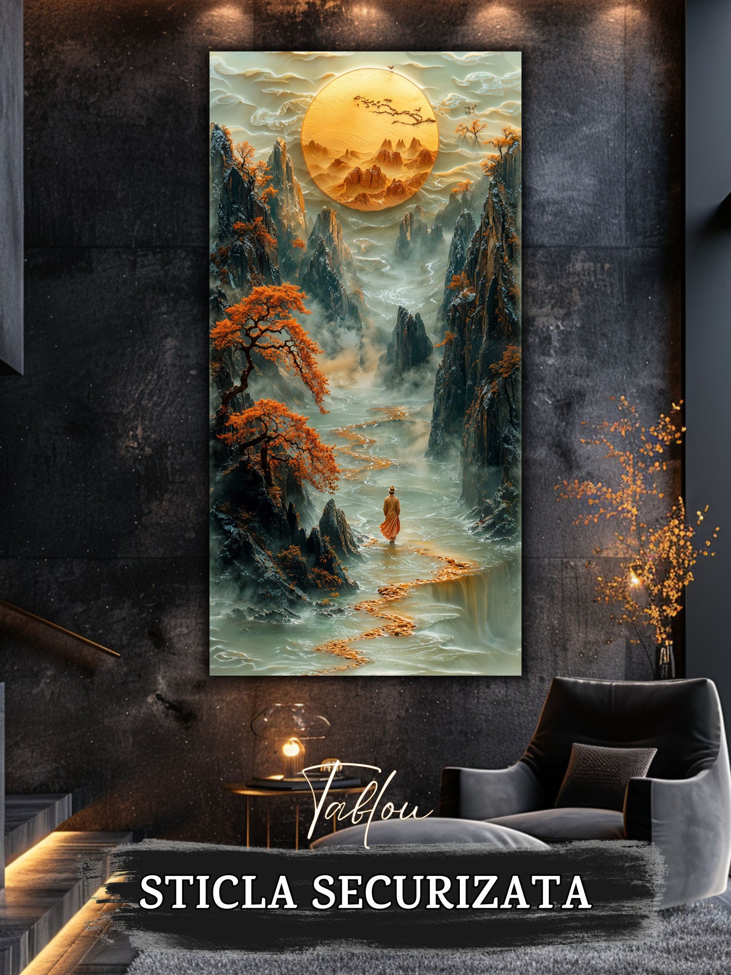 Tablou Sticla - Silk Road - 24